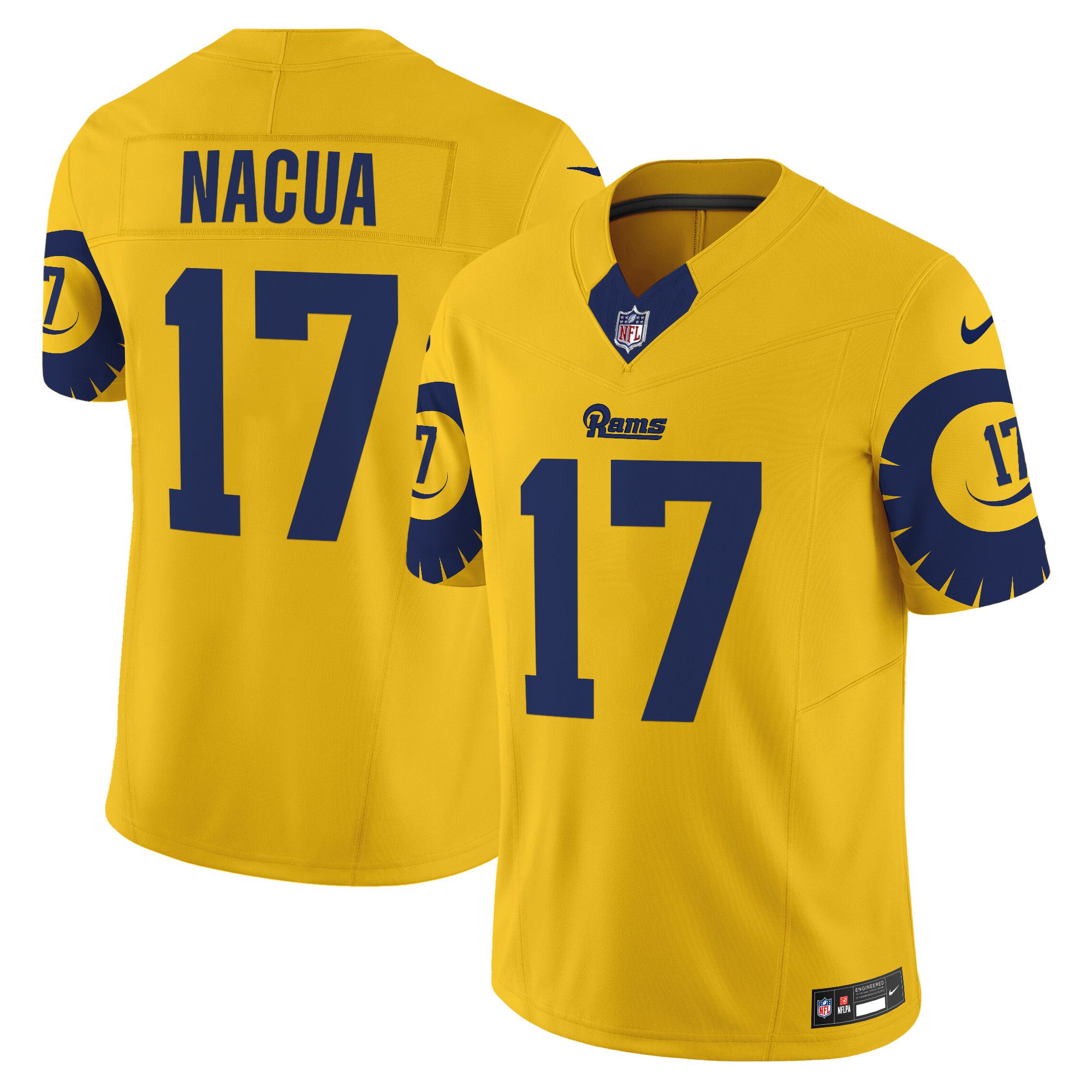 Men Los Angeles Rams #17 Nacua Yellow 2024 Nike Special Vapor Limited NFL Jersey->indianapolis colts->NFL Jersey